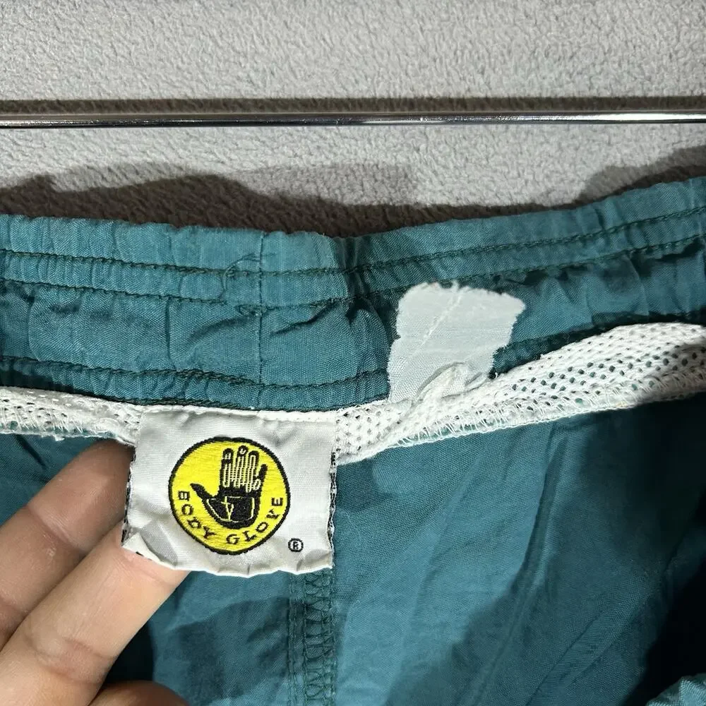 Vintage Body Glove Shorts 80s Made In USA California Surf Board Colorful Size